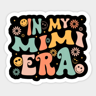 In My Mimi Era Baby Announcement for Grandma Mothers Day Sticker